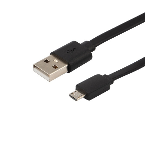 картинка Кабель USB-micro USB/2,4A/PVC/black/1m/REXANT от магазина Сантехстрой