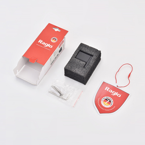 картинка Крючок для ванной комнаты Raglo R301.05.06, черный от магазина Сантехстрой