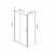 картинка Душевой уголок Garda VSR-1G1015CLG, 1500*1000, брашированное золото, стекло прозрачное от магазина Сантехстрой