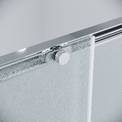 картинка Боковая стенка Grossman Style 200.K33.05.80.10.02 (80х195) хром,стекло шиншилла, 1 место от магазина Сантехстрой