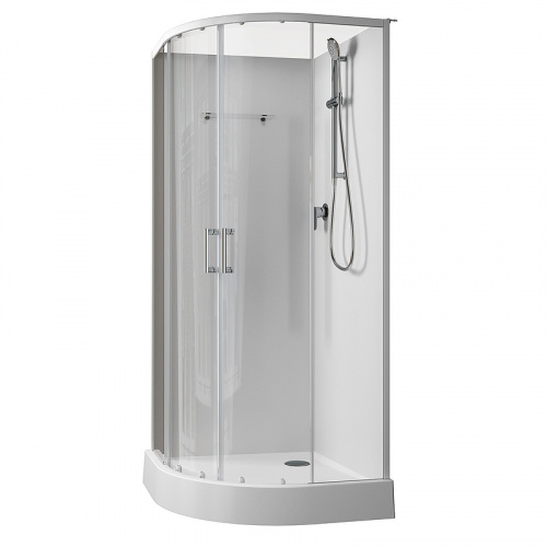 картинка Душевая кабина Aquanet Passion EVO R White 80х80 281961 без гидромассажа от магазина Сантехстрой