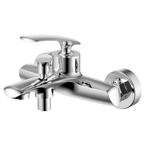 фото смеситель для ванны и душа azario reuleaux с ручным душем, керамический картридж, хром (az-vwf238296c)