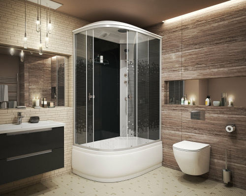 картинка Душевая кабина Niagara Eco NG-7510-14R 120х80 без гидромассажа от магазина Сантехстрой