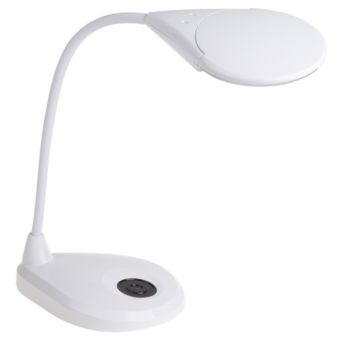 картинка Лупа настольная 3D с подсветкой 3LED,  сенсорная регулировка яркости, EXPERT,  ø125мм,  белая (8601M) REXANT от магазина Сантехстрой