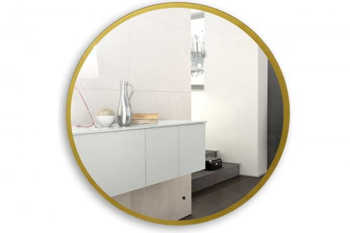 картинка Зеркало c подсветкой Art&Max Sanremo AM-San-1000-DS-F-Gold от магазина Сантехстрой