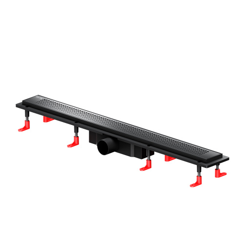 картинка W02SC-P11-080-01BM PrimeFlow Трап для душа линейный универс затвор Cut Gradient 80см цвет черн мат от магазина Сантехстрой