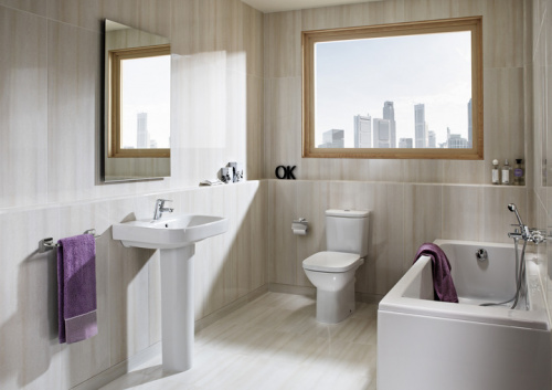 картинка Раковина Roca DEBBA 550x440х170 мм, уст.компл., белая (7.3279.9.500.Y) от магазина Сантехстрой