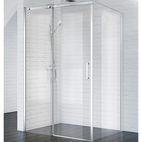 картинка Душевой уголок BelBagno Acqua 130х80 ACQUA-AH-1-130/80-C-Cr профиль Хром стекло прозрачное от магазина Сантехстрой