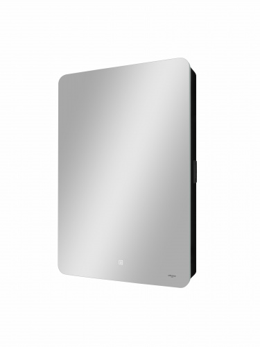 картинка Зеркало-шкаф "Reflection Black LED" 560х850 RF2001BL от магазина Сантехстрой