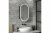 картинка Зеркало-шкаф Reflection Black led 450x800 RF2003BL от магазина Сантехстрой