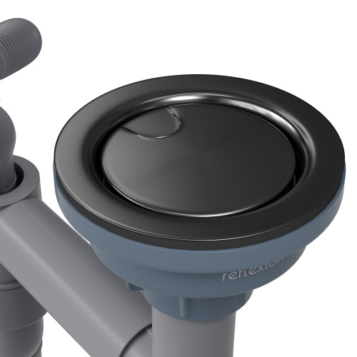 картинка Кухонная мойка Reflexion Iseo RX2265BL оружейная сталь от магазина Сантехстрой