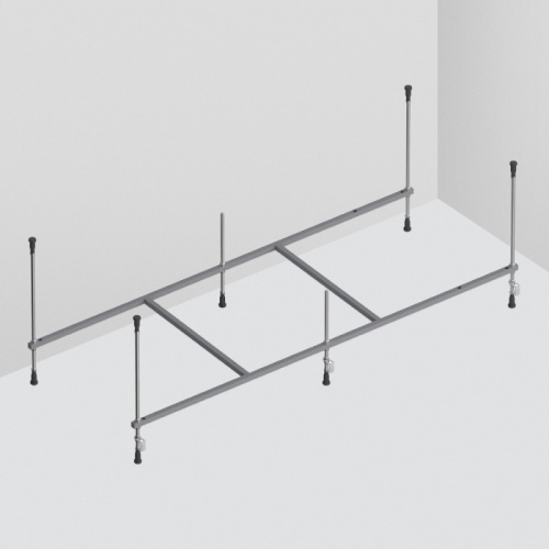 картинка W88A-150-070W-R X-Joy, каркас в комплекте с монтажным набором 150х70 см, шт от магазина Сантехстрой