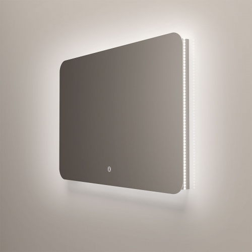картинка Зеркало LED VLM-3BE120 1200х800 c сенсорным выключателем и диммером от магазина Сантехстрой