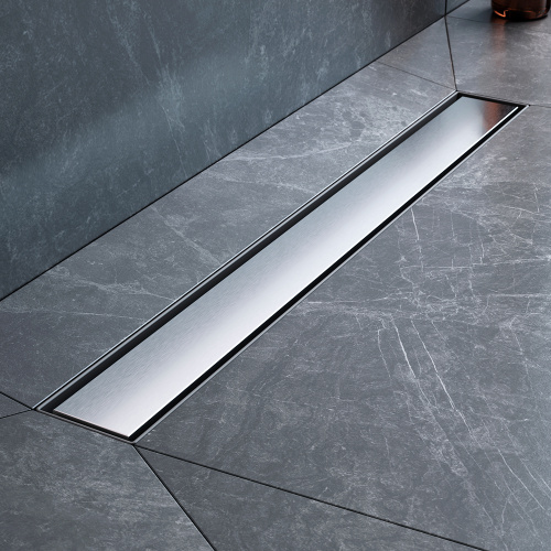 картинка W01SC-U11-060-04SB MasterFlow Трап для душа линейный универс затвор Tile 60см цвет сталь мат от магазина Сантехстрой