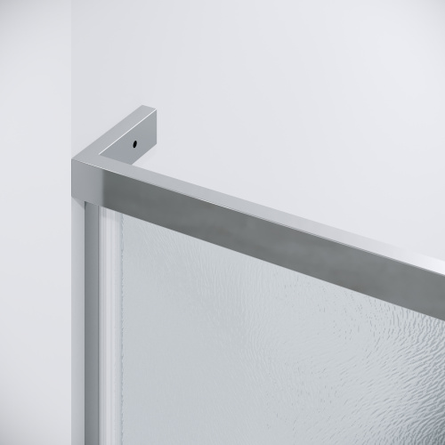 картинка Душевое ограждение Grossman Pragma 100.K33.03.100.10.02-200.K33.03.90.10.02 (100х90х195) распашная(левая),хром,стекло шиншилла,2 места от магазина Сантехстрой