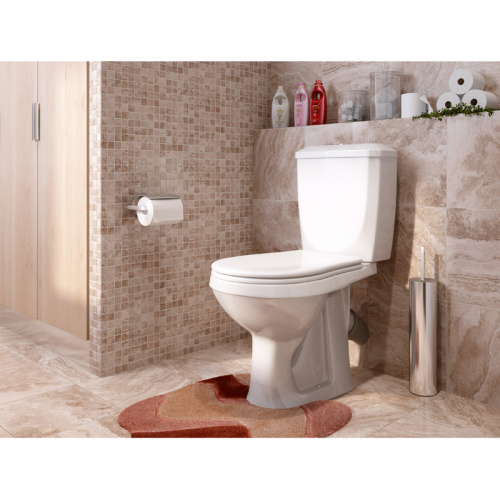 картинка Унитаз-компакт Элисса Оптима Стандарт, с сиденьем, белый (43901130302) от магазина Сантехстрой