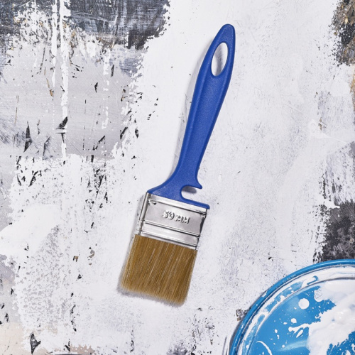 картинка Кисть плоская «Лаки» 50х12 мм REXANT от магазина Сантехстрой