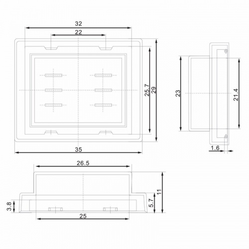 картинка Влагозащитный колпачок для клавишных выключателей (SC-767 / SC-797) REXANT от магазина Сантехстрой