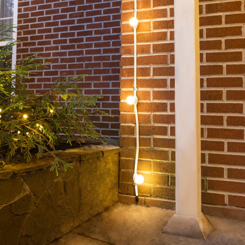 картинка Belt-Light 2 жилы шаг 40 см патроны e27 влагостойкая IP65 белый провод от магазина Сантехстрой