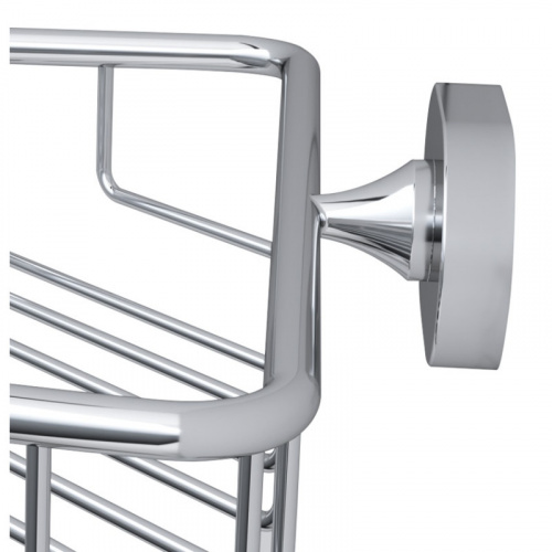 картинка A7434800 Sense L, Корзина для душа угловая, хром от магазина Сантехстрой