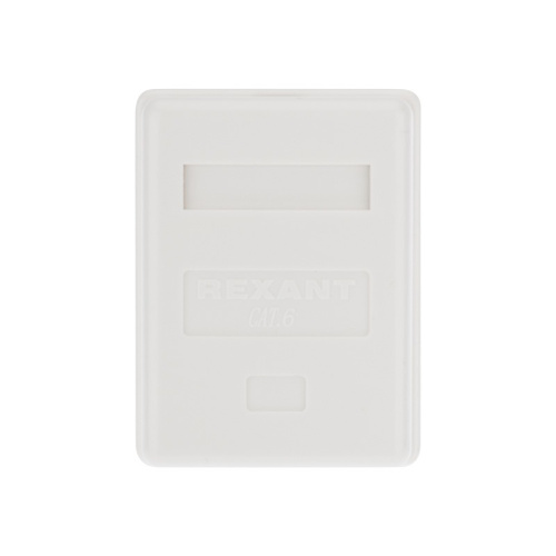картинка Розетка компьютерная внешняя,  1-порт UTP RJ-45 (8P8C),  CAT 6 REXANT от магазина Сантехстрой