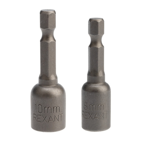 картинка Ключ-насадка магнитная 1/4" 8х48 мм + 10х48 мм (2 шт. /уп. ) Kranz от магазина Сантехстрой