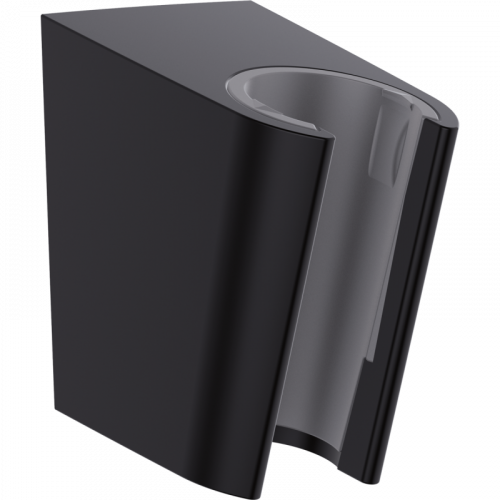 картинка HG Portec S Держатель для ручного душа, настенный, цвет: черный матовый от магазина Сантехстрой