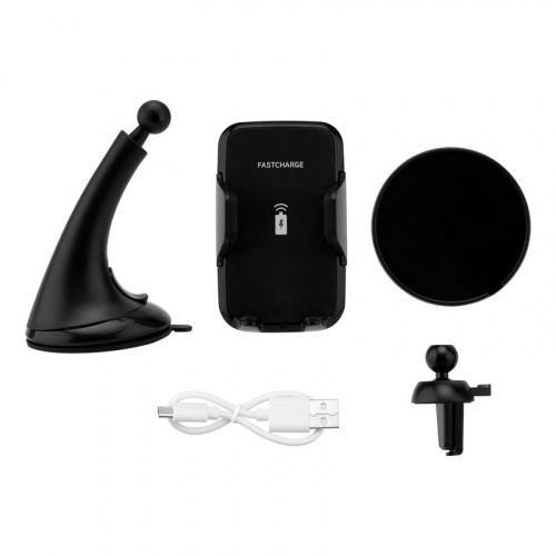 картинка Беспроводное зарядное устройство REXANT 10W,  черное от магазина Сантехстрой