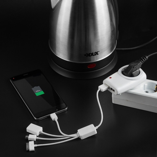 картинка Адаптер питания 220В + 2 USB REXANT RX-17 от магазина Сантехстрой