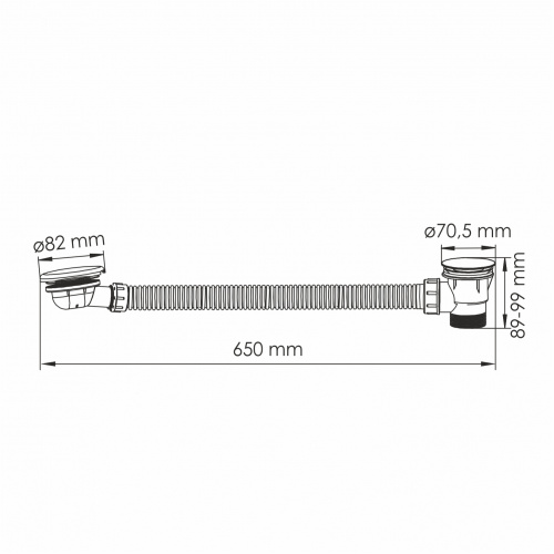картинка A333 Слив-перелив для ванны от магазина Сантехстрой