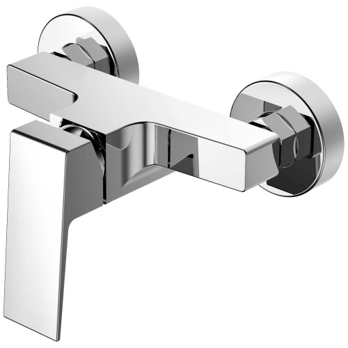 фото смеситель для душа azario eddie с ручным душем, керамический картридж, без излива, хром (az-wqy338207c)