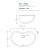 картинка Artceram WASHBASINS IDEA  Раковина встраиваемая снизу 60Х37 см, без отв под смеситель,  без крепежа ACA001, цвет белый. от магазина Сантехстрой