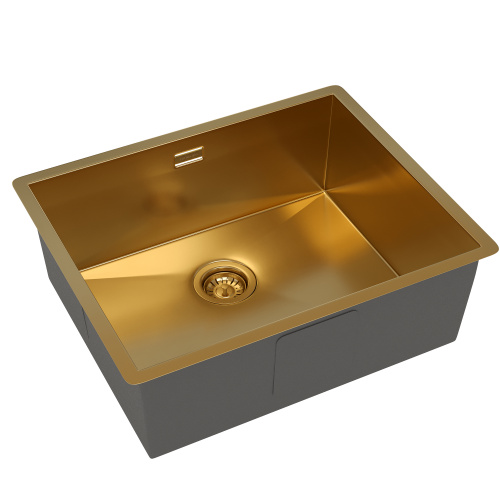 картинка Кухонная мойка Reflexion Como RX2054GD брашированное золото от магазина Сантехстрой
