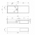 картинка Раковина Solid Surface Vincea VWB-6S112MW, 1200*400*200, подвесная, цвет белый матовый от магазина Сантехстрой