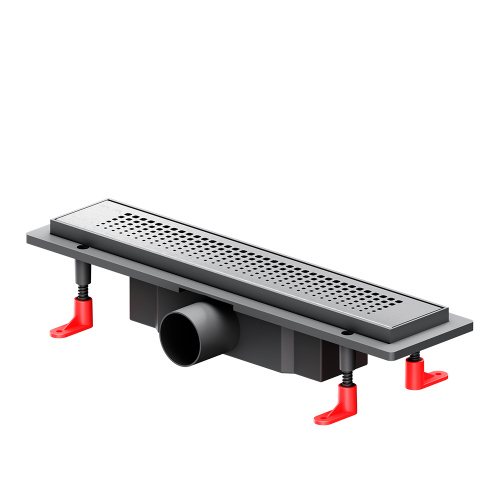 картинка W02SC-P11-040-01SB PrimeFlow Трап для душа линейный универс затвор Cut Gradient 40см цвет сталь мат от магазина Сантехстрой