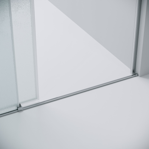 картинка Дверь в нишу Grossman Galaxy 100.K33.01.120.10.02 (120х195) хром,стекло шиншилла,раздвижная, 1 место от магазина Сантехстрой