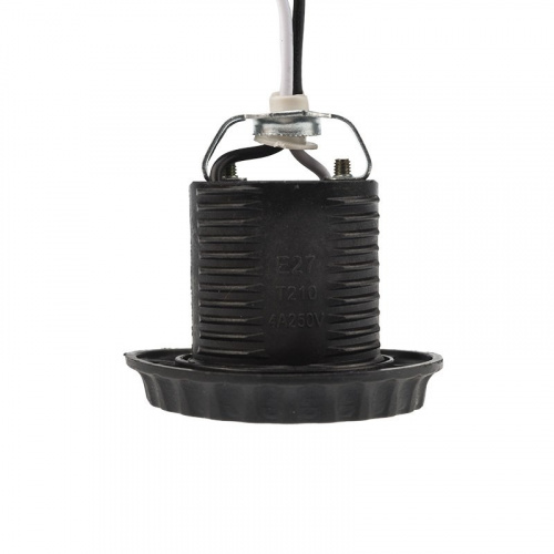 картинка Патрон E27 с проводом 20 см черный REXANT от магазина Сантехстрой