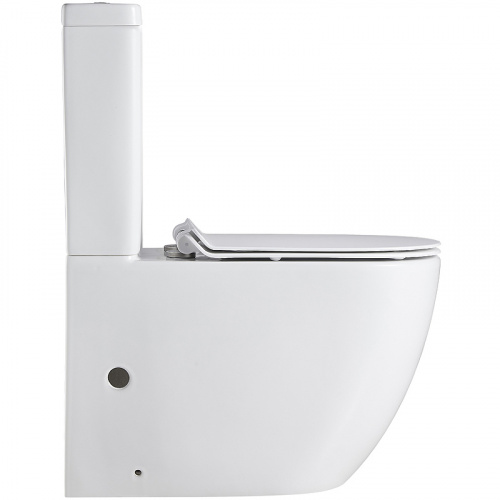 картинка Унитаз компакт Logan L1C 261949 без бачка с сиденьем Микролифт от магазина Сантехстрой