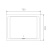 картинка Зеркало Haiba с LED подсветкой 70x50 (HB664) магазин Сантехстрой являющийся официальным дистрибьютором в России картинка Зеркало Haiba с LED подсветкой 70x50 (HB664) от магазина Сантехстрой