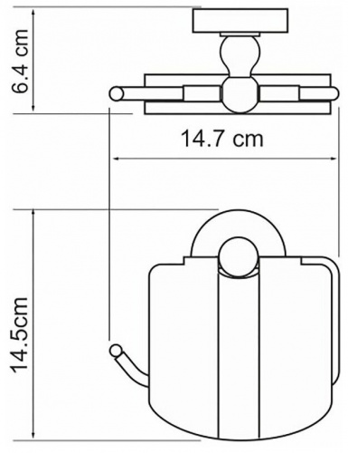 картинка Держатель туалетной бумаги WasserKraft K-85025/K-69025/K-77025 от магазина Сантехстрой