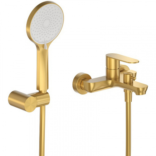 фото смеситель для ванны cezares stylus stylus-vd-boro брашированное золото