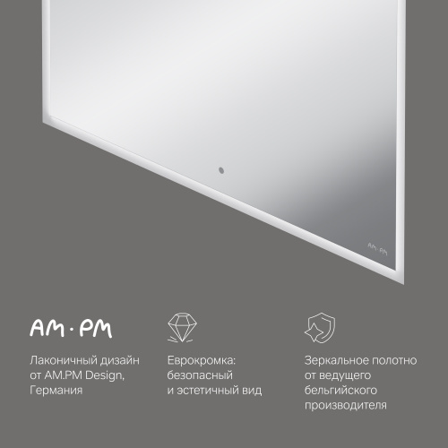 картинка M71AMOX0801SA Spirit V2.0, Зеркало с LED-подсветкой и системой антизапотевания, ИК-сенсор, 80 см от магазина Сантехстрой