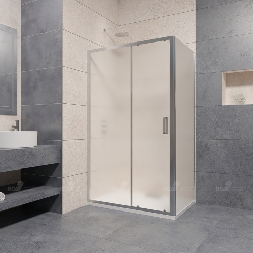 картинка Душевой уголок RGW Passage PA-76 120х120 35087622-21 профиль Хром стекло матовое-сатинат от магазина Сантехстрой