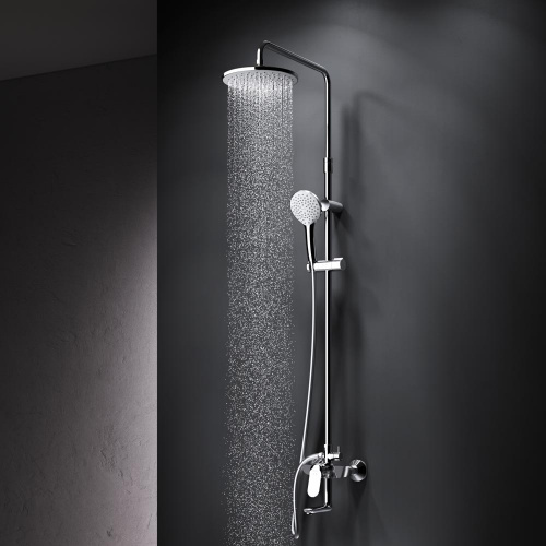 картинка F0785C900 Sunny,душ.система,набор:см-ль д/ванны/душа,верхний душ d220 мм, ручной душ 110 мм, 1 функц от магазина Сантехстрой