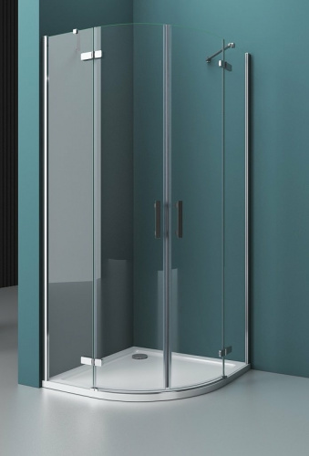 картинка Душевой уголок BelBagno Kraft 100х100 KRAFT-R-2-100-C-Cr профиль Хром стекло прозрачное от магазина Сантехстрой