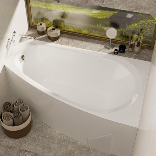 картинка Ванна Baline асимметричная правая 150х90 от магазина Сантехстрой