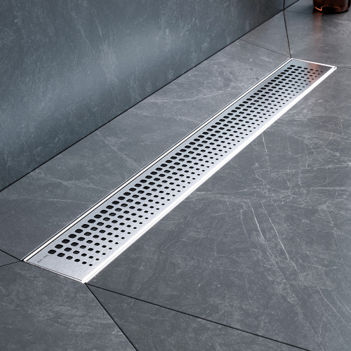 картинка W01SC-P11-060-01SB MasterFlow Трап для душа линейный универс затвор Cut Gradient 60см цвет сталь мат от магазина Сантехстрой