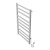 картинка Полотенцесушитель электрический AZARIO PALERMO 500/1000 квадрат, 10 секций, диммер справа, белый (AZ83850W) от магазина Сантехстрой