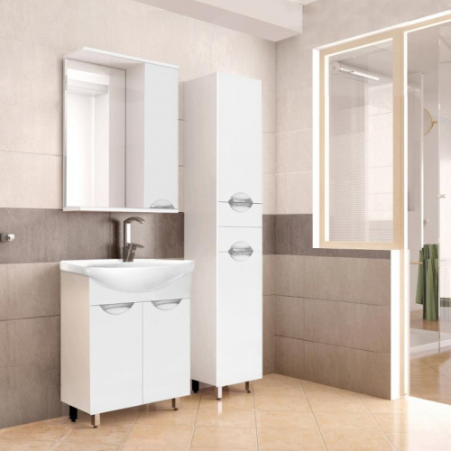 картинка Зеркальный шкаф Style Line лс-00000042 Белый от магазина Сантехстрой