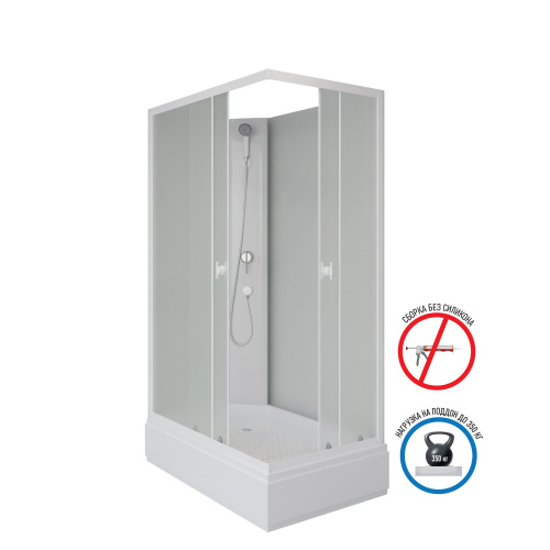 картинка Душевая кабина Niagara p100/80/26q/mt/bk от магазина Сантехстрой